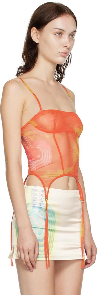 商品RoomSERVICE888|SSENSE Exclusive Orange Snuff Bottle Tank Top,价格¥874,第2张图片详细描述