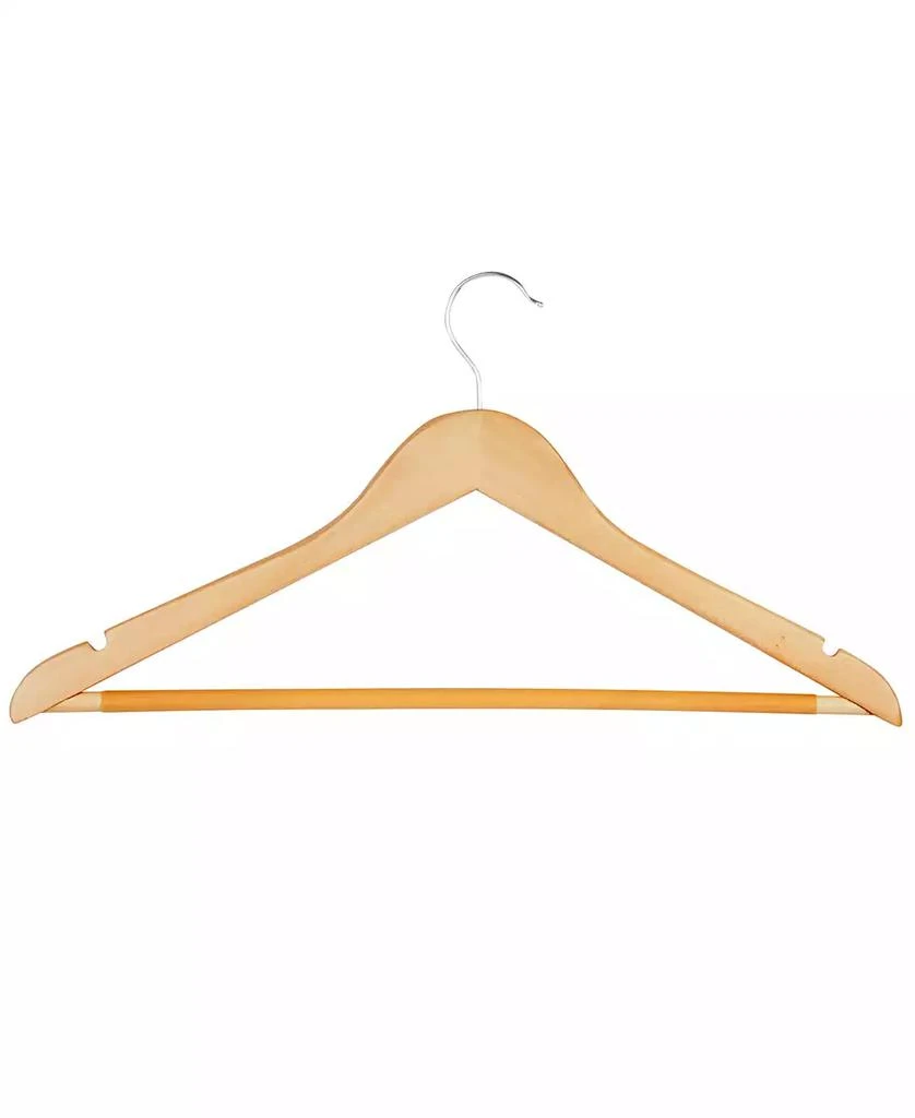商品Honey Can Do|Hangers, 24 Piece Set Wood Non Slip,价格¥332,第3张图片详细描述