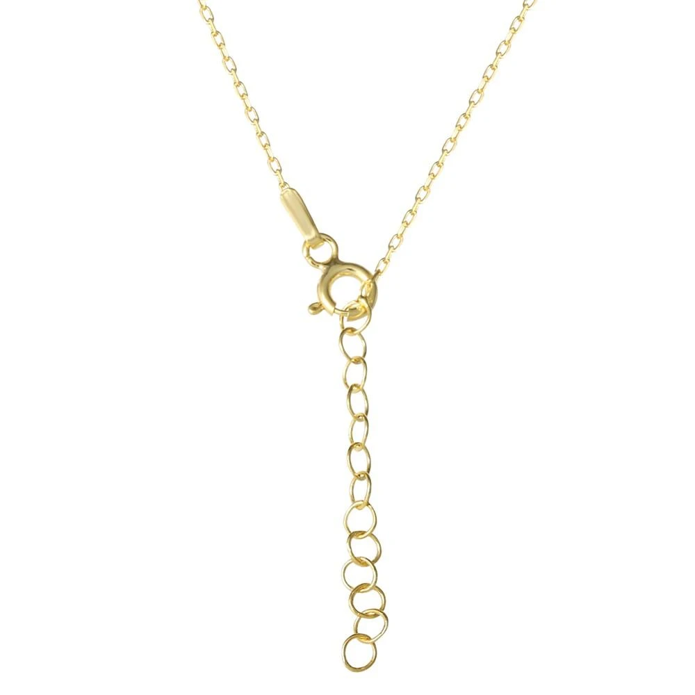 商品Giani Bernini|Cubic Zirconia & Red Enamel Heart Pendant Necklace in 18k Gold-Plated Sterling Silver, 16-1/2" + 1-1/2" extender, Created for Macy's,价格¥447,第4张图片详细描述