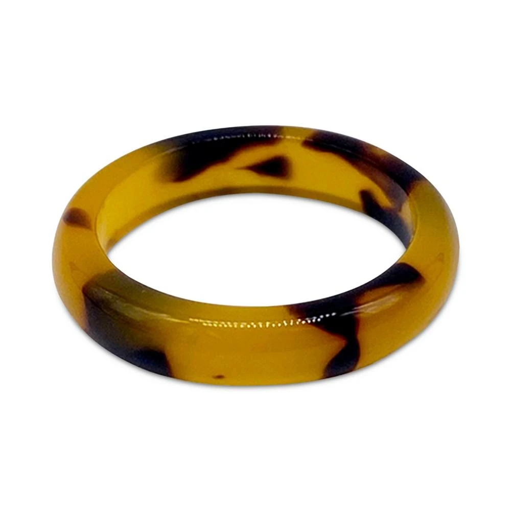 商品ADORNIA|14k Gold-Plated Tortoise-Look Stack Ring,价格¥168,第1张图片