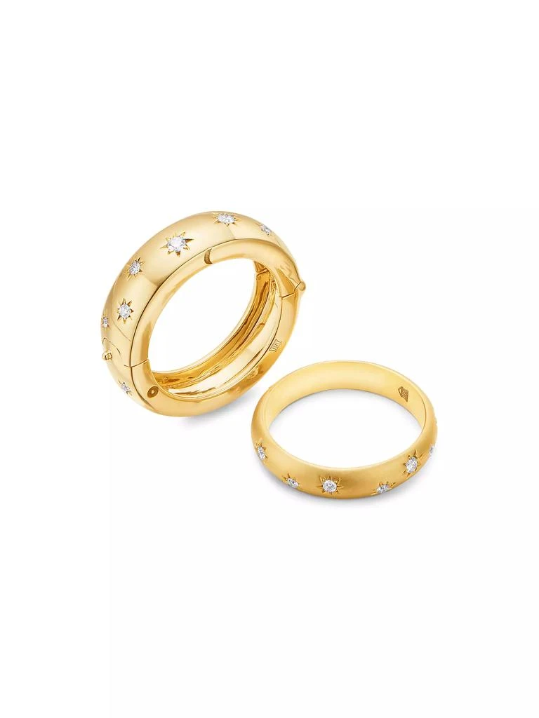 商品Temple St. Clair|Cosmos 18K Yellow Gold & Diamond Secret Band,价格¥48489,第4张图片详细描述