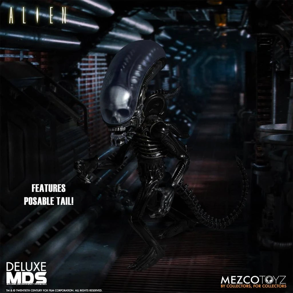 商品Mezco|Mezco Alien Deluxe MDS Figure - Alien,价格¥554,第2张图片详细描述