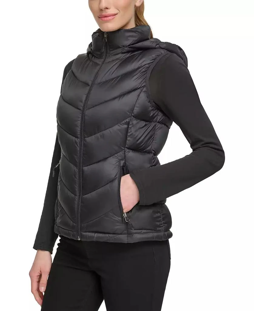 商品Charter Club|Women's Packable Hooded Puffer Vest, Created for Macy's,价格¥190,第3张图片详细描述