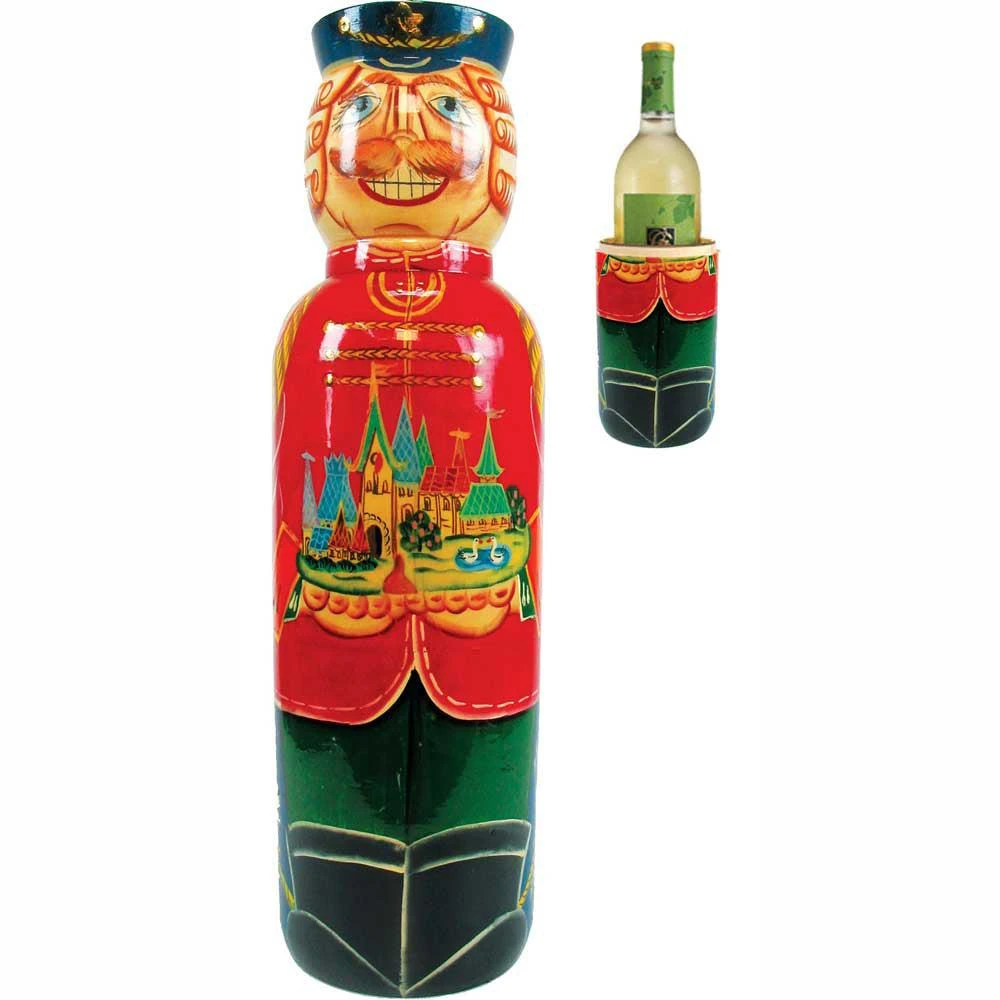 商品G. Debrekht|Designocracy Nutcracker Wine Bottle Gift Box G.DeBrekht,价格¥1028,第1张图片