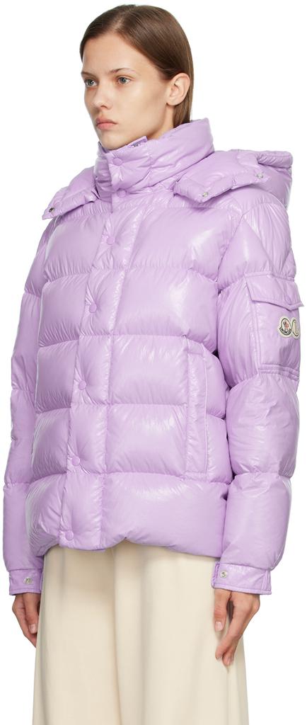 紫色 Moncler Maya 70 羽绒夹克商品第4张图片规格展示