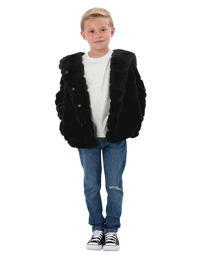 商品Apparis|Unisex Hooded Faux Fur Coat - Little Kid, Big Kid,价格¥1483,第2张图片详细描述