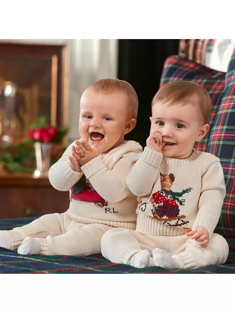 商品Ralph Lauren|Baby Boy's 2-Piece Polo Bear Sweater & Joggers Set,价格¥549,第3张图片详细描述