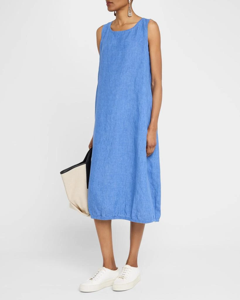 商品Eileen Fisher|Sleeveless Organic Linen Midi Dress,价格¥2201,第4张图片详细描述
