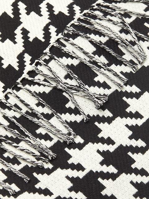 商品Alexander McQueen|Wool-Blend Houndstooth Stole,价格¥6336,第6张图片详细描述