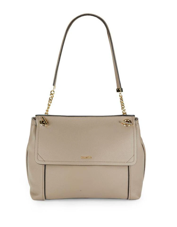 商品Calvin Klein|Abbey Leather Shoulder Bag,价格¥740,第2张图片详细描述