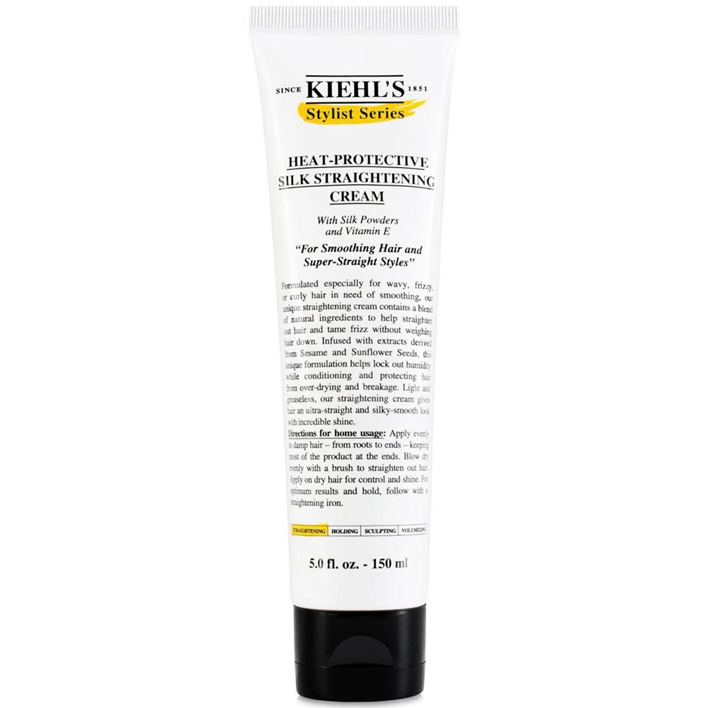 商品Kiehl's|Stylist Series Heat-Protective Silk Straightening Cream, 5-oz.,价格¥126,第1张图片