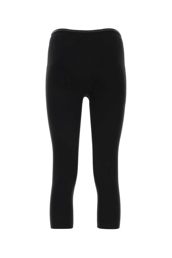 商品Alexander Wang|Alexander Wang Logo Embellished Waistband Stretched Leggings,价格¥1958,第2张图片详细描述