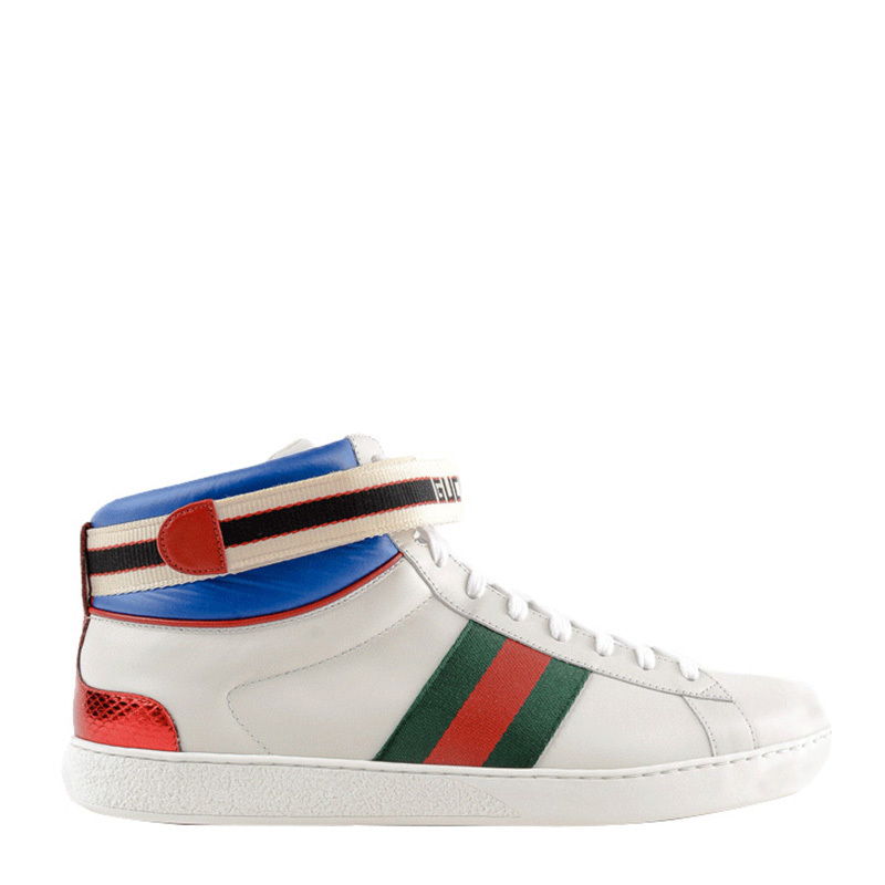 商品Gucci|GUCCI 古驰 男士白色休闲运动鞋 523472-0FIW0-9092,价格¥5435,第1张图片
