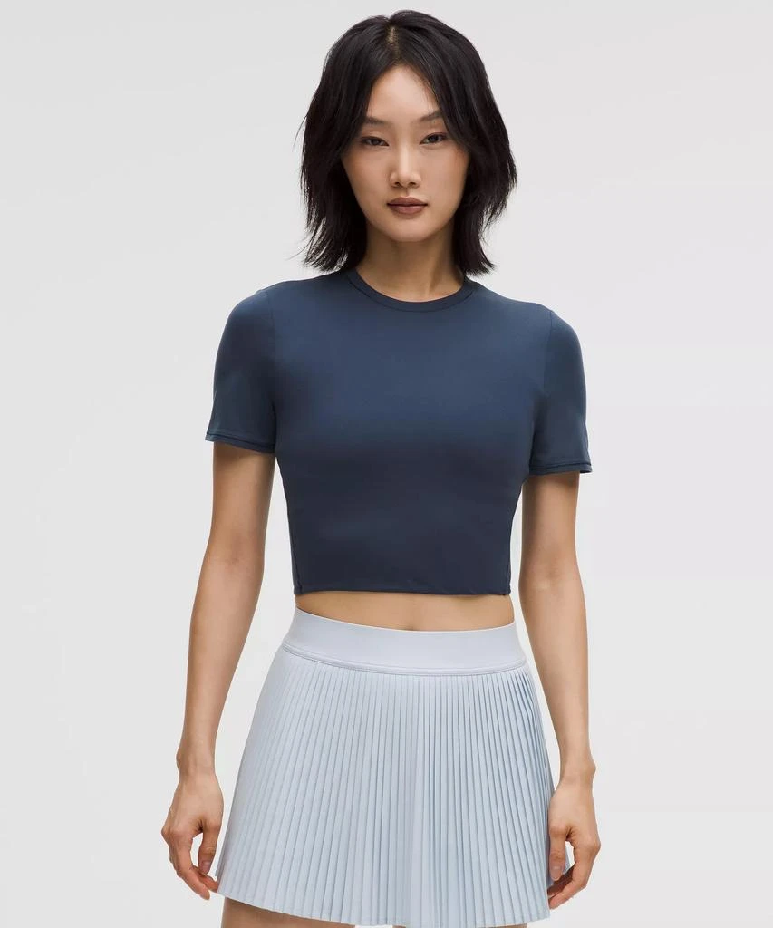 Wundermost Ultra-Soft Nulu Crewneck Cropped T-Shirt 商品