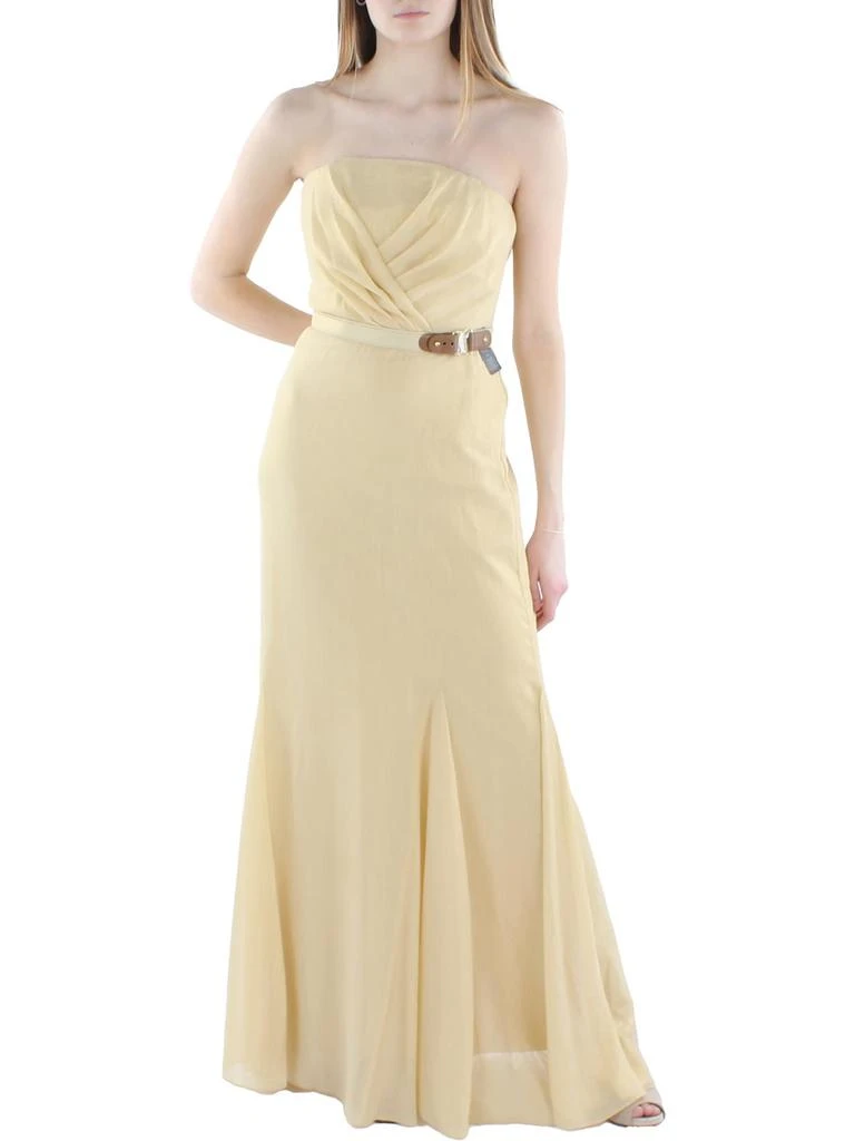 商品Ralph Lauren|Womens Shimmer Strapless Evening Dress,价格¥271-¥436,第1张图片