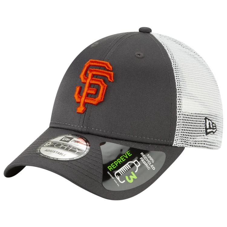 商品New Era|New Era MLB 9Forty Repreve Trucker Graphite Cap - Men's棒球帽,价格¥134,第1张图片