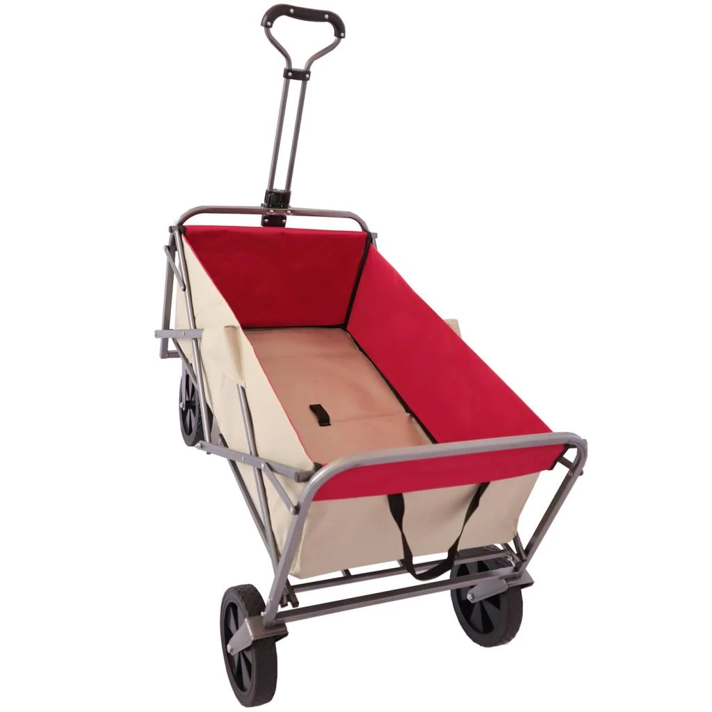 商品Simplie Fun|Outdoor Garden Multipurpose Micro Collapsible Beach Trolley Cart Camping Folding Wagon,价格¥917,第4张图片详细描述