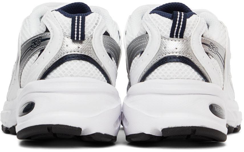 商品New Balance|White & Navy 530 Sneakers,价格¥790,第4张图片详细描述