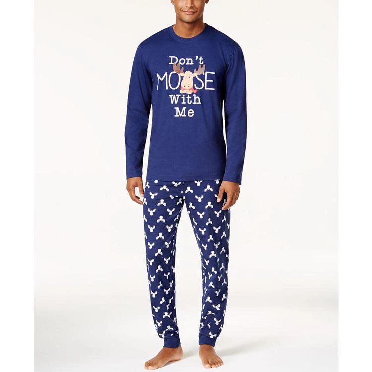 商品Family Pajamas|Men's Holiday Moose Pajama Set, Created for Macy's,价格¥141,第1张图片
