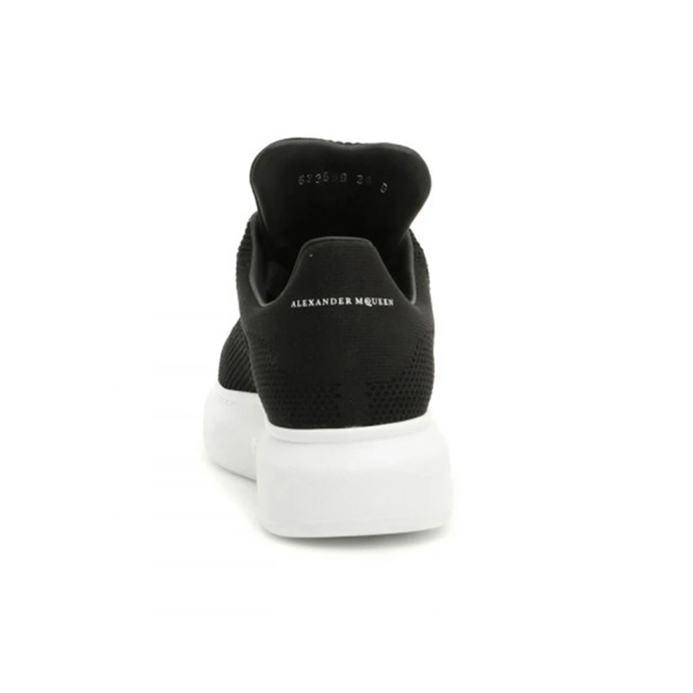 Alexander McQueen 亚历山大·麦昆 女士黑色针织皮革休闲鞋 533699-W4I90-1000 商品