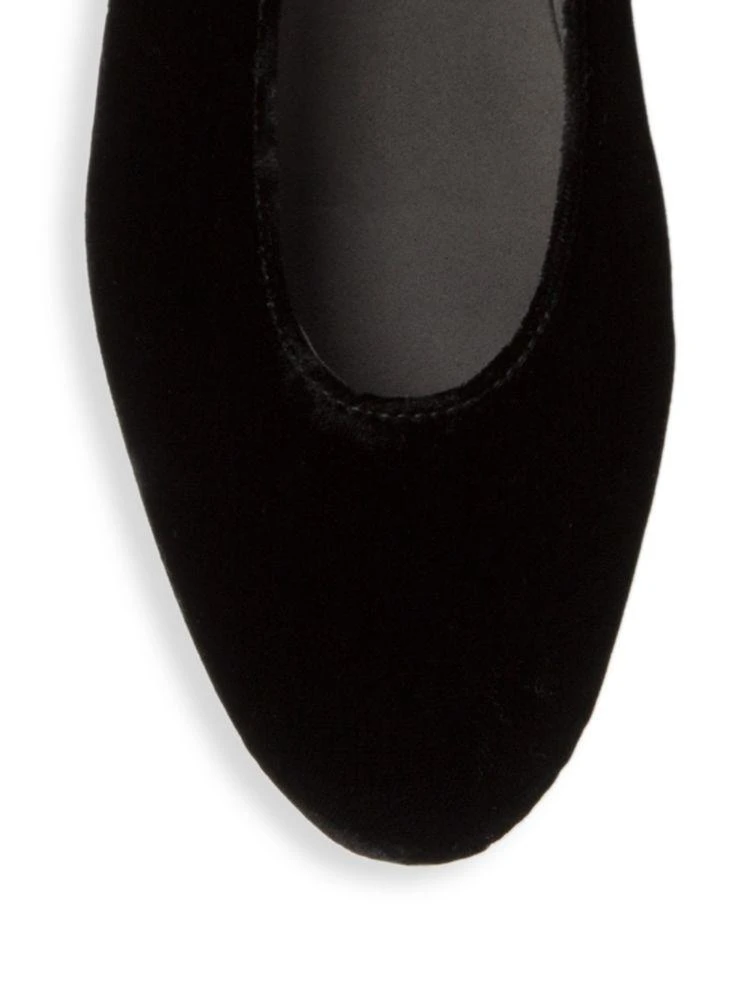 商品Stuart Weitzman|Stuart Weitzman Chicflat Velvet Ballet Flats,价格¥1494,第3张图片详细描述