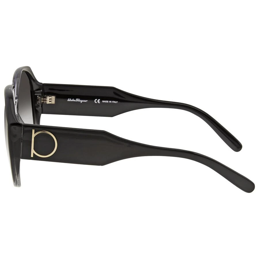 商品Salvatore Ferragamo|Salvatore Ferragamo Grey Gradient Butterfly Sunglasses SF943S 007 60,价格¥454,第3张图片详细描述
