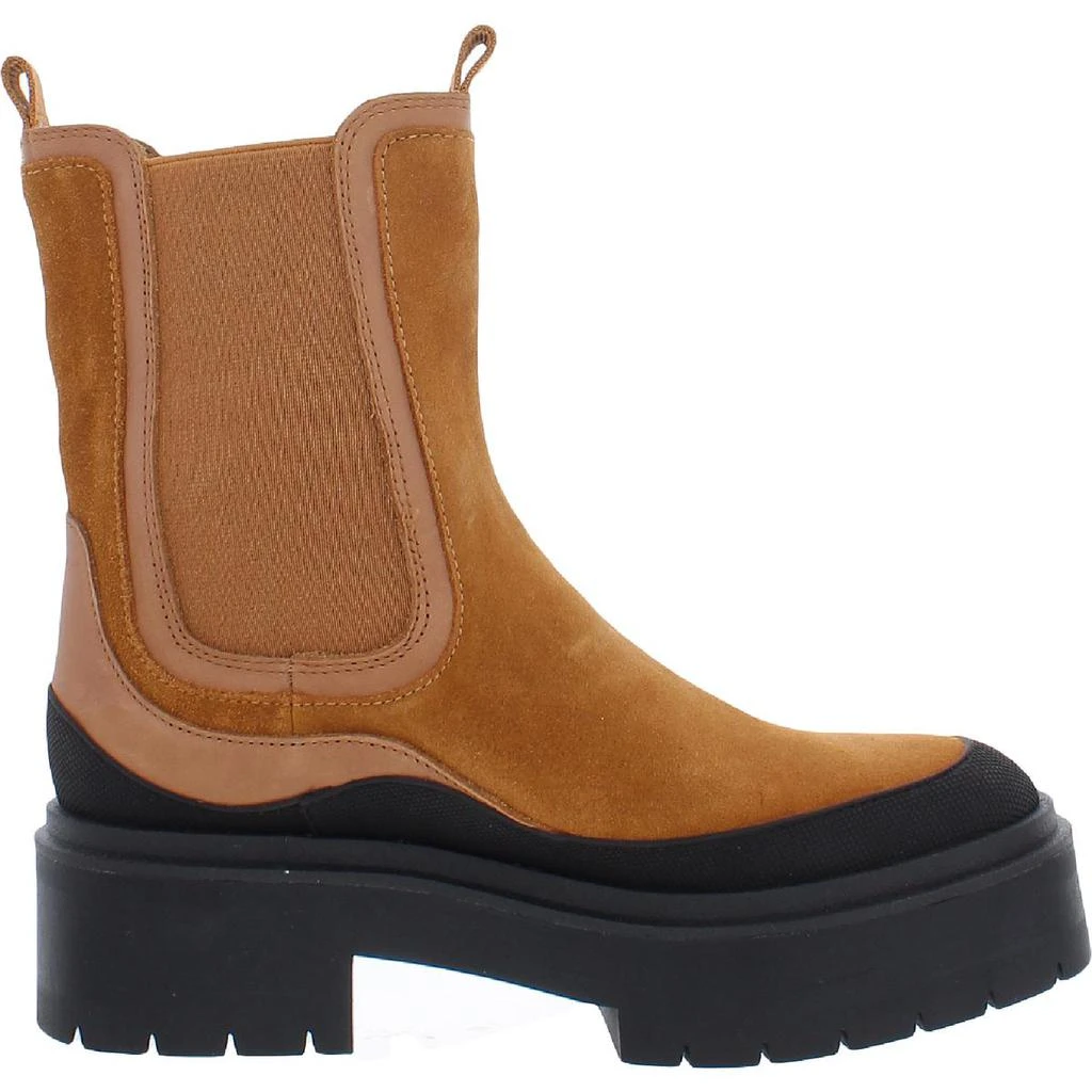 商品Sam Edelman|Sam Edelman Womens Lulia Lugged Sole Chunky Sole Mid-Calf Boots,价格¥183,第4张图片详细描述