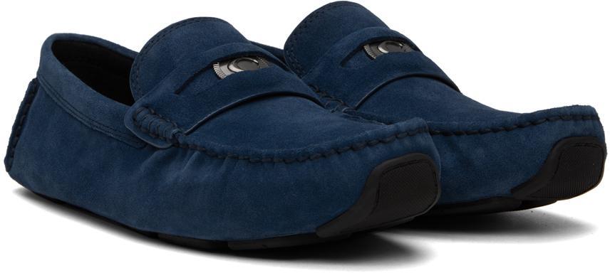 商品Coach|Navy C Coin Loafers,价格¥1646,第6张图片详细描述