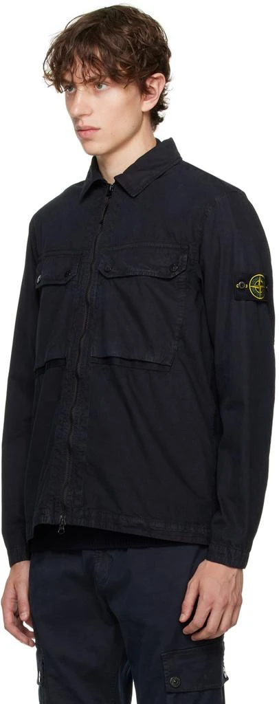 商品Stone Island|Navy Faded Jacket,价格¥2077,第4张图片详细描述