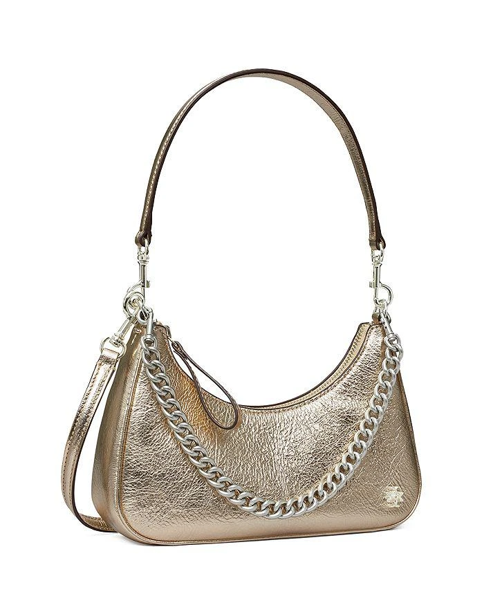 商品Tory Burch|151 Mercer Metallic Small Crescent Bag,价格¥1563,第3张图片详细描述