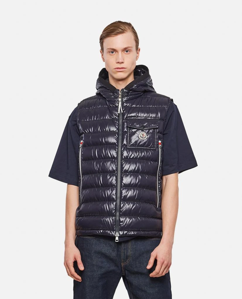 商品Moncler|'RAGOT' NYLON LAQUE' DOWN-FILLED VEST,价格¥7953,第1张图片