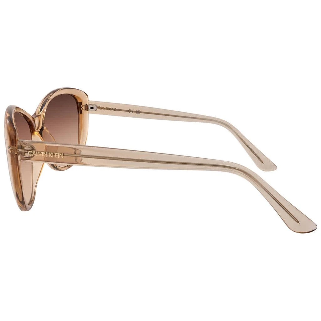 商品Calvin Klein|Brown Gradient Butterfly Ladies Sunglasses CK19560S 270 57,价格¥183,第3张图片详细描述