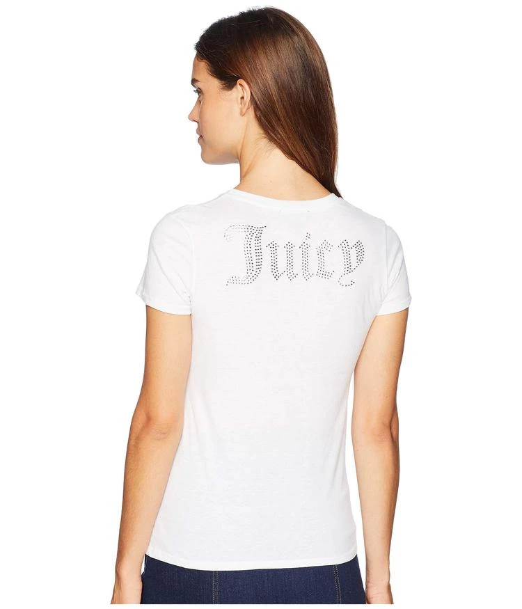 商品Juicy Couture|Knit JXJC Varsity Logo Graphic Tee,价格¥111,第3张图片详细描述