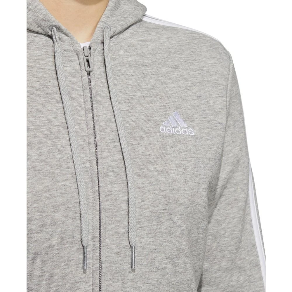 商品Adidas|Women's 3-Stripe Cotton Fleece Full-Zip Sweatshirt,价格¥180,第3张图片详细描述