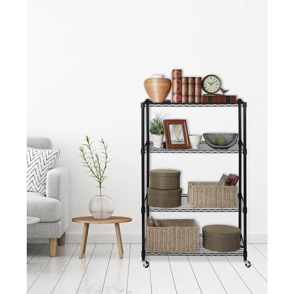 商品Seville Classics|UltraDurable 4-Tier NSF Steel Wire Shelving System,价格¥860,第5张图片详细描述