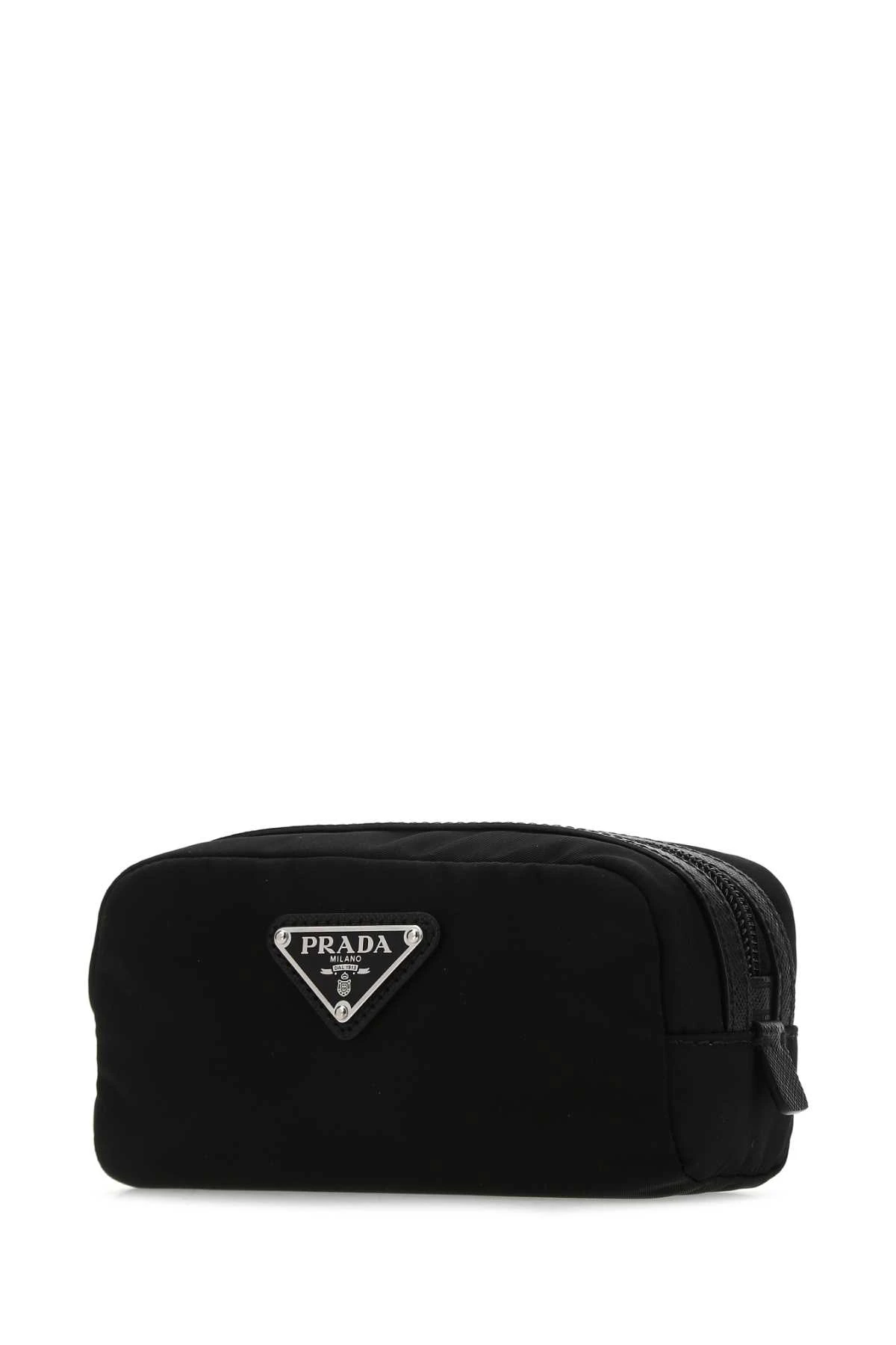 商品【商品预售7天】 Prada|Prada 男士手拿包 2NA0462DMHF0002 黑色,价格¥2599,第3张图片详细描述