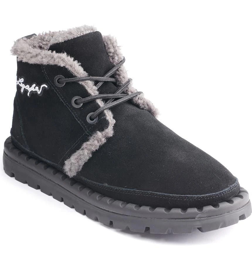 商品Karl Lagerfeld Paris|Suede Faux Shearling Lined Chukka Boot,价格¥897,第1张图片