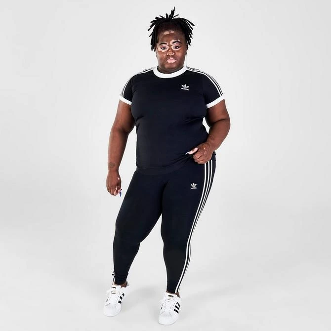 商品Adidas|Women's adidas Originals Adicolor Classics 3-Stripes T-Shirt (Plus Size),价格¥150,第2张图片详细描述