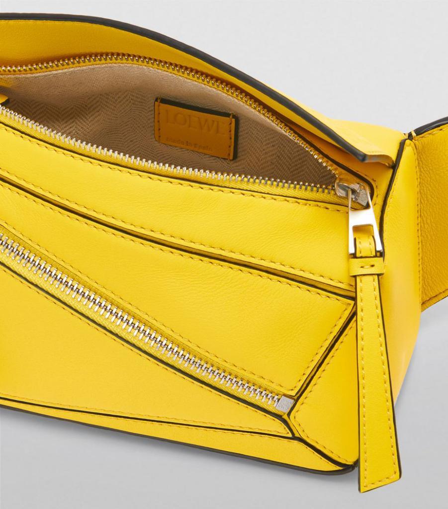 商品Loewe|Mini Leather Puzzle Belt Bag,价格¥10342,第5张图片详细描述