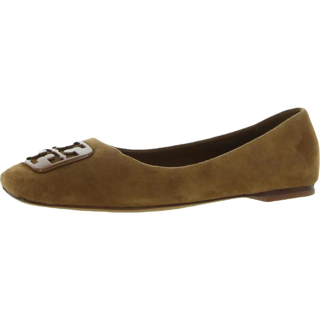 商品Tory Burch|Tory Burch Womens Georgia Suede Square Toe Ballet Flats,价格¥1530,第2张图片详细描述