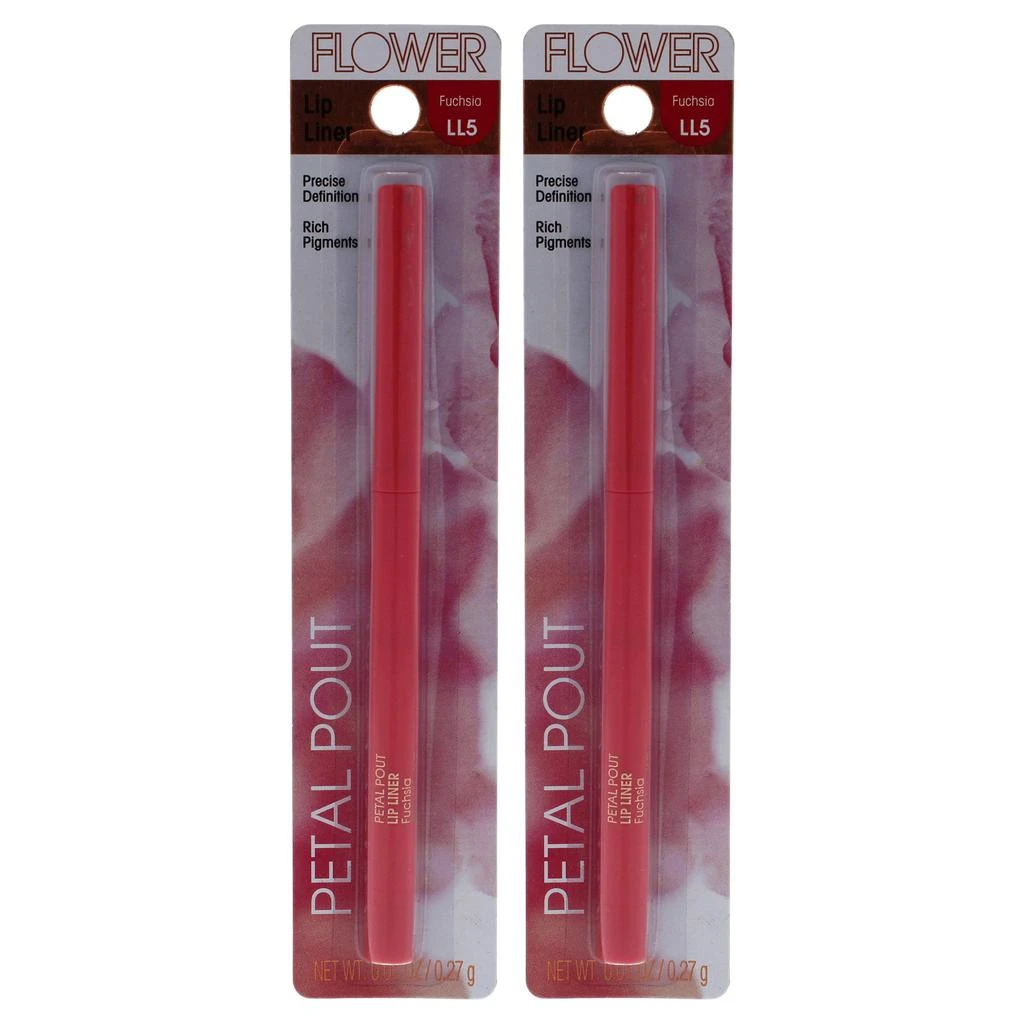 商品Flower Beauty|Petal Pout Lip Liner - LL5 Fuchsia by  for Women - 0.01 oz Lip Liner - Pack of 2,价格¥207,第1张图片详细描述