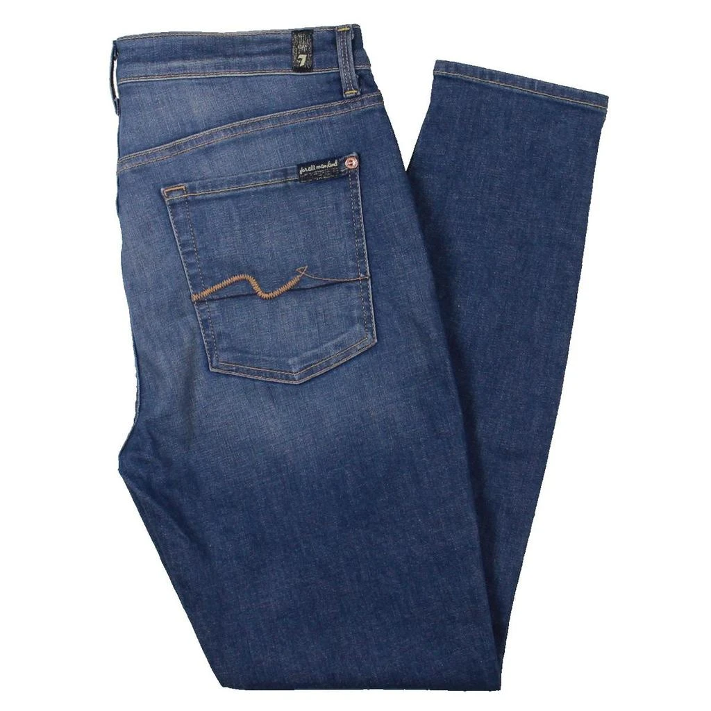 商品7 For All Mankind|Gwenevere Womens Denim High Waist Ankle Jeans,价格¥545,第2张图片详细描述