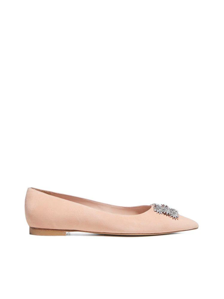 商品Stuart Weitzman|Stuart Weitzman Kelsey Crystal Embellished Flats,价格¥2147,第1张图片