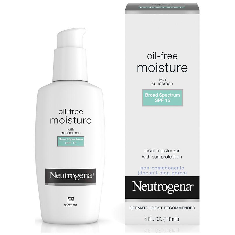 Oil Free Facial Moisturizer With SPF 15 Sunscreen Fragrance-Free商品第2张图片规格展示