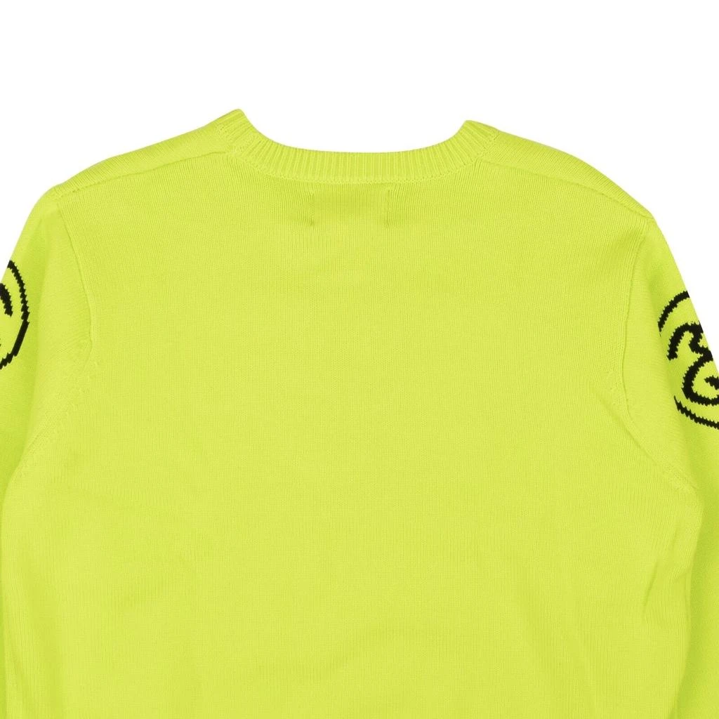 商品STUSSY|Lime Green Cotton SS-Link Crewneck Sweater,价格¥913,第2张图片详细描述