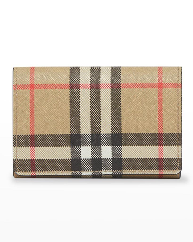 商品Burberry|Lark Archive Vintage Check Wallet,价格¥3530,第5张图片详细描述