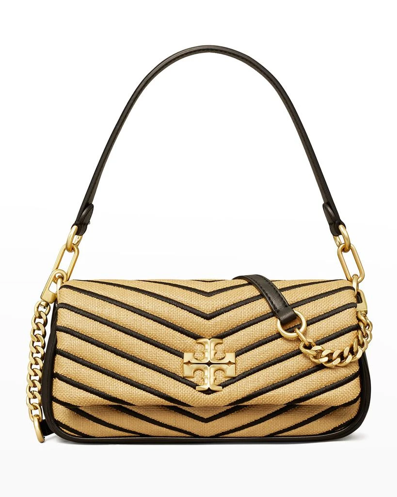 商品Tory Burch|Kira Small Chevron Straw Shoulder Bag,价格¥2150,第1张图片