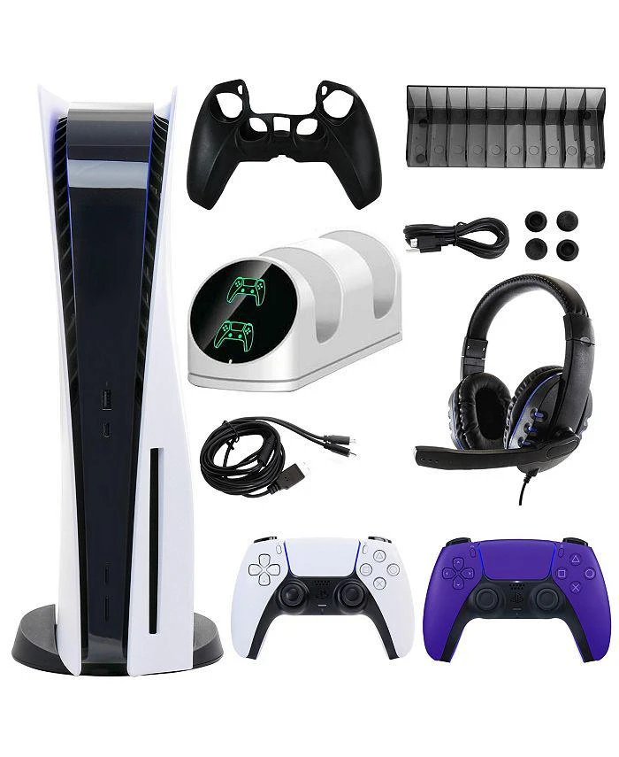 商品SONY|PS5 Core with Extra Purple Dualsense Controller and Accessories Kit,价格¥6013,第1张图片