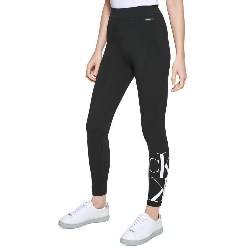 商品Calvin Klein|Petite Logo-Print Leggings,价格¥444,第1张图片