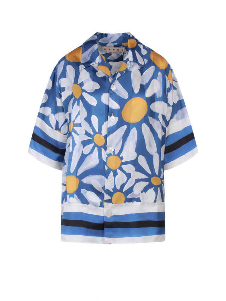 Marni Euphoria Printed Jacquard Shirt商品第1张图片规格展示